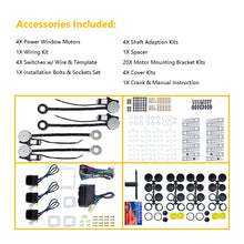 Load image into Gallery viewer, Absolute HW800 Universal Electric Power Window Conversion Kit for 4-Door Vehicles