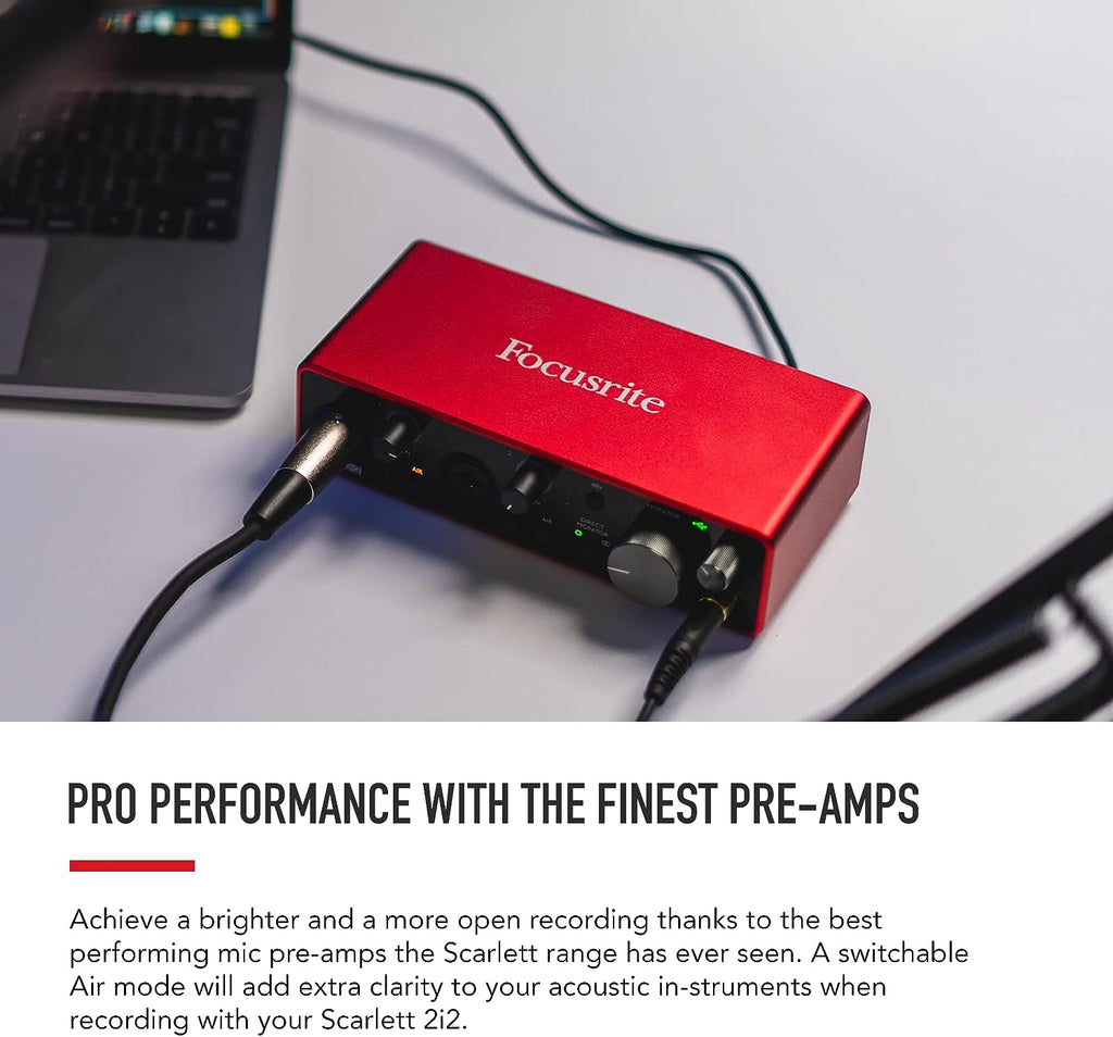 Focusrite Scarlett 2i2 3rd Gen 2x2 USB Audio Interface