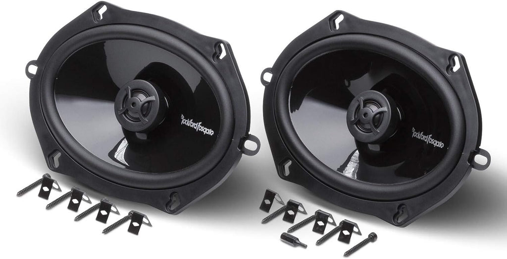 2 Pair Rockford Fosgate P1572 5x7" Punch Series 2-Way Coaxial Full Range Car Speakers