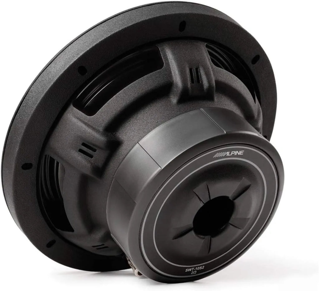 2 Alpine SWT-10S4 10" 1000W Car Subwoofers + AudioControl THE EPICENTER Bass Processor
