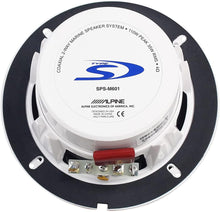 Load image into Gallery viewer, Alpine SPS-M601 6-1/2" 2-way marine speakers (Silver)