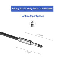 Load image into Gallery viewer, 2 1/4" to 1/4" 12 FT. 12 Gauge Wire DJ/ PRO Audio Speaker Cable
