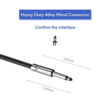 Load image into Gallery viewer, 2 MR DJ CQQ30 30' Pro PA DJ Karaoke 1/4" Male to 1/4" Male Mono Audio Amp Patch Cords Speaker Wire PA Cable