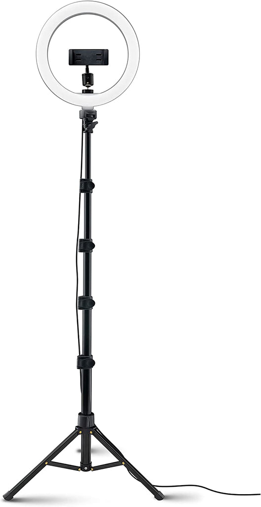 Mackie 3-Color Ring Light Kit with Stand and Remote (10")