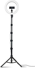 Load image into Gallery viewer, Mackie 3-Color Ring Light Kit with Stand and Remote (10")