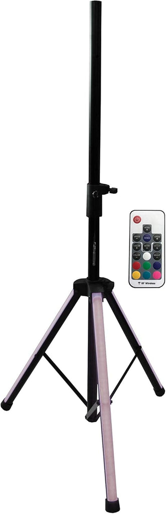 2 MR DJ SS600LED Color Stand Universal Color-Changing Stand LED Speaker Stand Tripod Telescoping