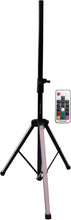 Load image into Gallery viewer, 2 MR DJ SS600LED Color Stand Universal Color-Changing Stand LED Speaker Stand Tripod Telescoping