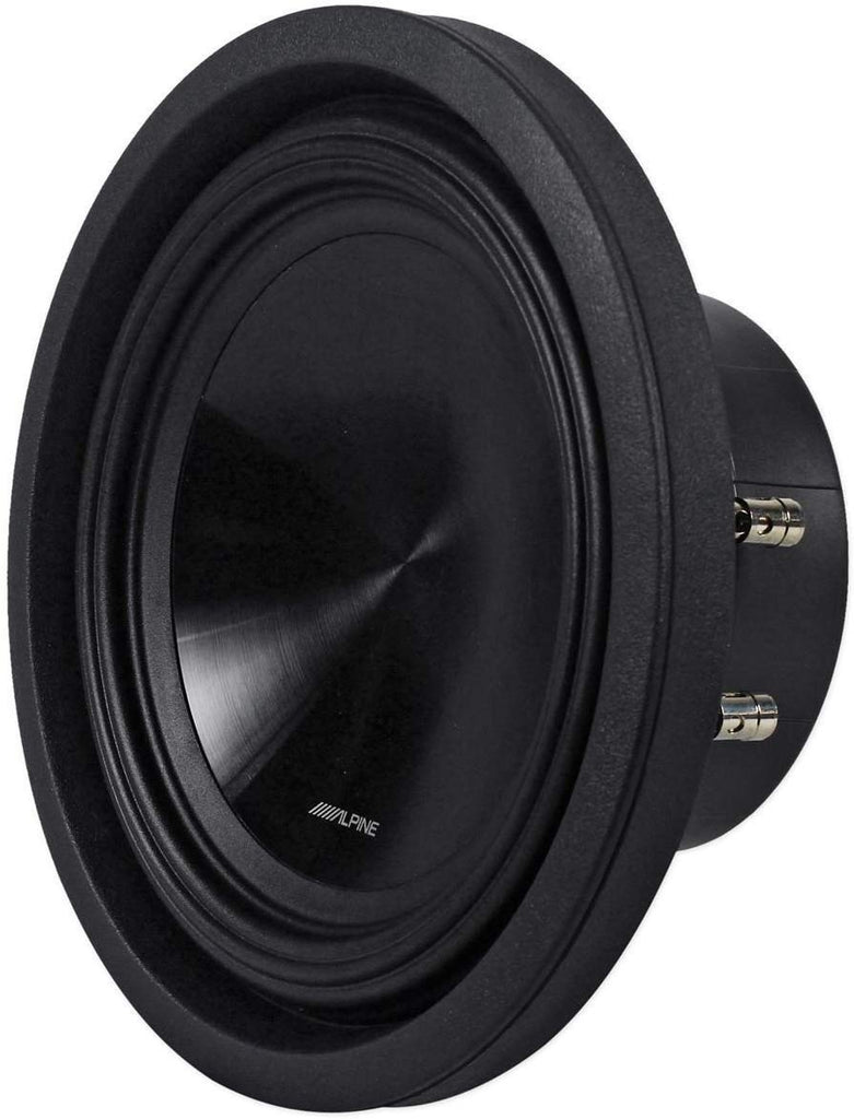 Alpine SWT-10S2 1000W Peak 10" SWT Series Single 2-ohm Shallow Mount Subwoofer