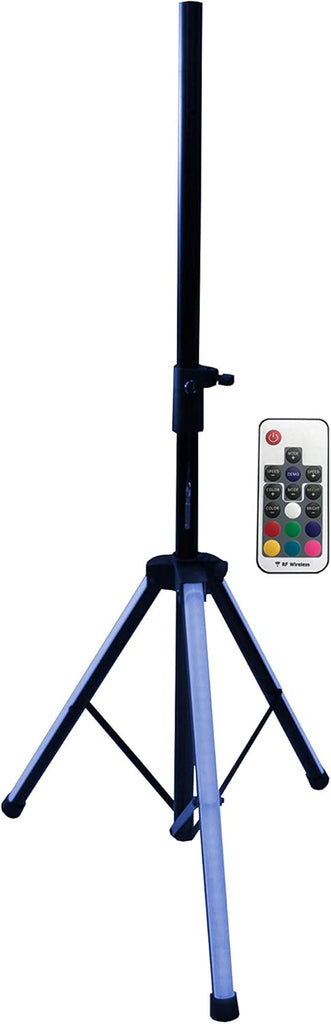 2 MR DJ SS600LED Color Stand Universal Color-Changing Stand LED Speaker Stand Tripod Telescoping
