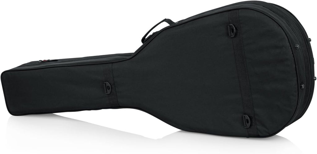 Gator Cases GL-DREAD-12 Lightweight Polyfoam Guitar Case For Dreadnaught Style Acoustic Guitars