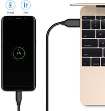 Load image into Gallery viewer, American Terminal USB-C to USB-A 3.0 Cable 6 Feet Type C Charging and Data Transfer 3-Pack