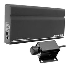 Load image into Gallery viewer, Alpine SWT-12S4 12" Bass System with Alpine KTA-30MW Mono Weather Resistant Tough Power Pack Amplifier and RUX-KNOB.2 Bass Knob