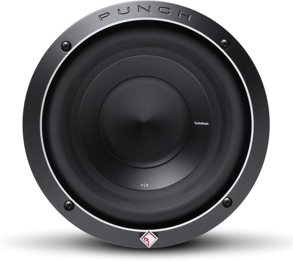 2 Rockford Fosgate Punch P2D4-12 12" 1600W Subwoofers + Sealed Enclosure Box