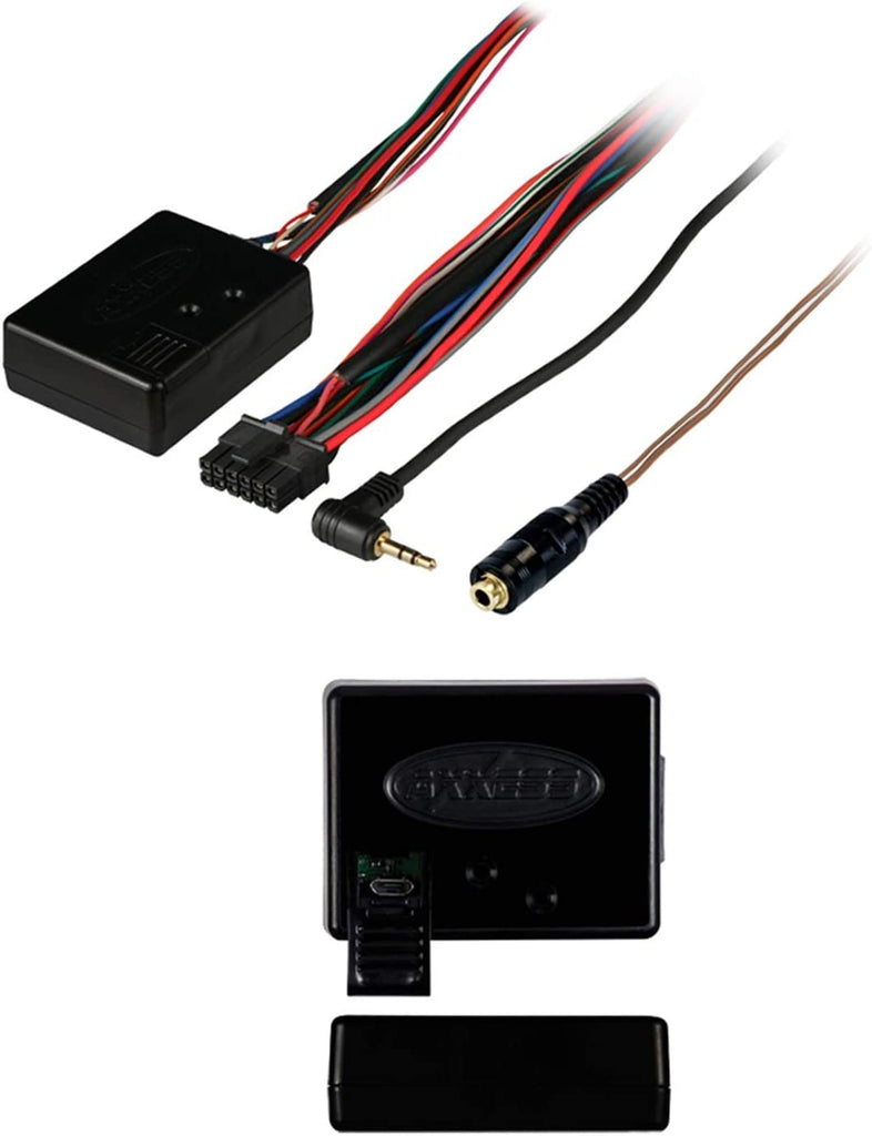 Metra Axxess ASWC-1 Universal Steering Wheel Control Interface & 40-CR10 Chrysler 2001-Up Car Antenna Adapter