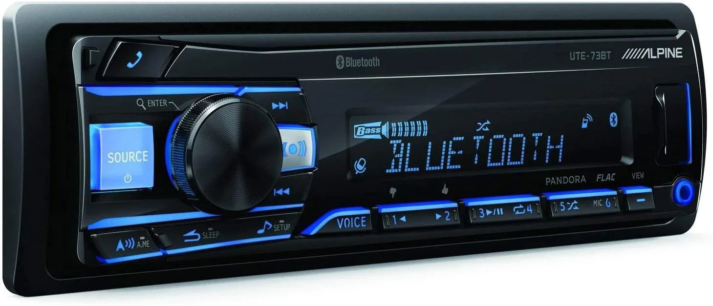 Alpine UTE-73BT Bluetooth Media Receiver USB/AUX For 87-05 Chev S-10 Blazer