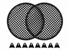 Load image into Gallery viewer, MK 2 pack 8" INCH GRILL WAFFLE SPEAKER SUB WOOFER GRILLS WITH CLIPS AND SCREW