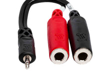 Load image into Gallery viewer, Hosa YMP-137 Stereo Breakout Cable, 3.5 mm TRS to Dual 1/4 in TSF