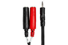 Load image into Gallery viewer, Hosa YMP-137 Stereo Breakout Cable, 3.5 mm TRS to Dual 1/4 in TSF