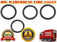 Load image into Gallery viewer, 4 15" Gray Carpeted MDF Car Stereo Speaker Woofer Subwoofer Sub Ring Spacer