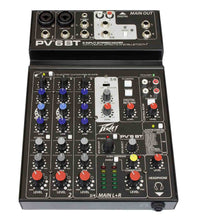 Load image into Gallery viewer, Peavey PV 6 BT Compact Mixer 6 Channel with Bluetooth