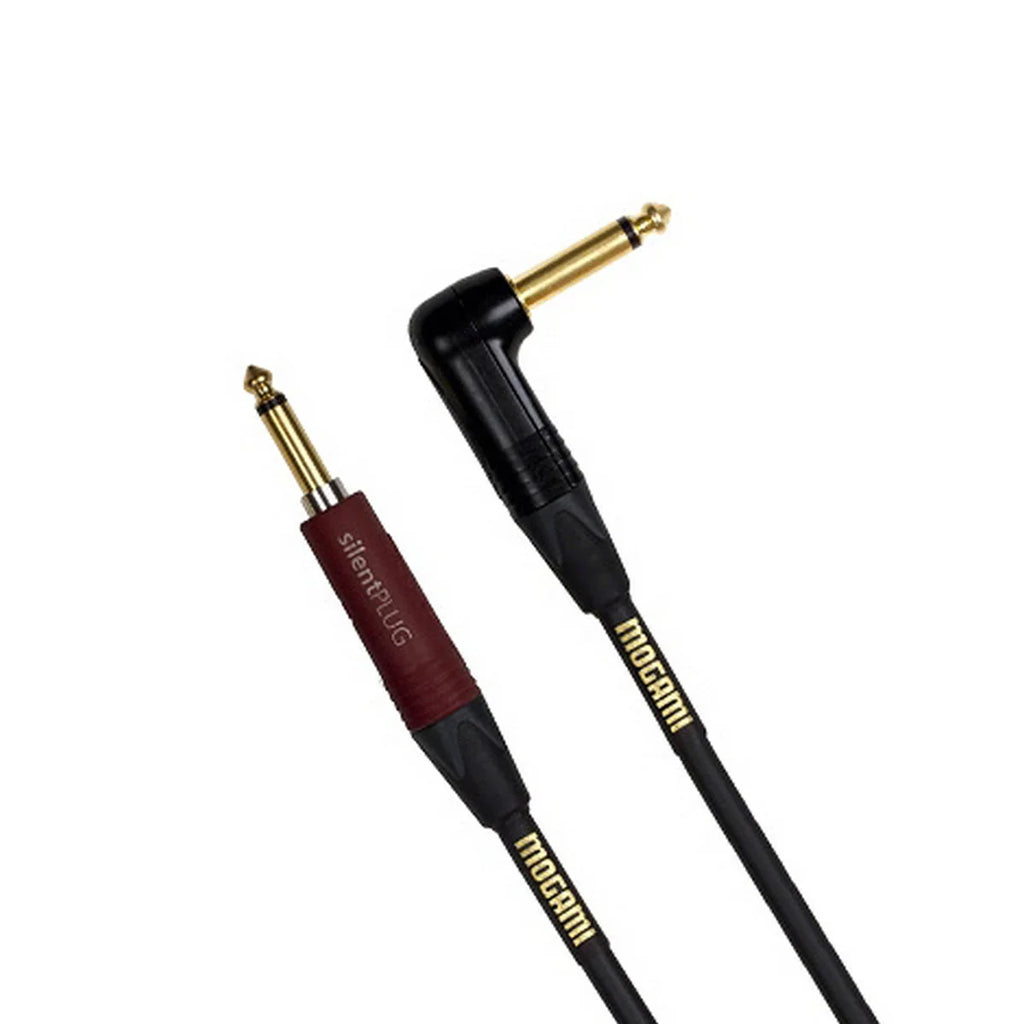 Mogami GOLD INST SILENT S 25R Instrument Cable with Neutrik Silent Straight Plug 25ft