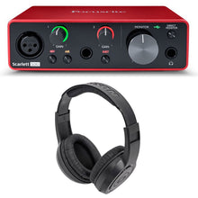 Load image into Gallery viewer, Focusrite SCARLETT SOLO 4th Gen 192kHz USB Audio Interface + Headphones