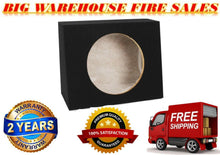 Load image into Gallery viewer, Absolute Single 12" Subwoofer Angled Truck or Hatchback Box Enclosure