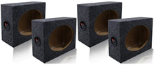 Load image into Gallery viewer, 2 Pair MK Audio 6"x9" Square MDF Speaker Box with Black Carpet &amp; Terminal Cups for Car &amp; Home