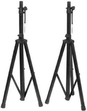 Load image into Gallery viewer, Pair of MR DJ Pro Tripod DJ PA Speaker Stands Adjustable Height Stand