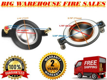 Load image into Gallery viewer, Replacement Mackie SRM450 Diaphragm 1701 Tweeter Horn Driver MR DJ Part