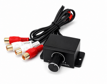Load image into Gallery viewer, DC Sound RSW-250 Universal RCA Bass Knob &amp; Amplifier Level Control 2-Channel Remote Gain Controller