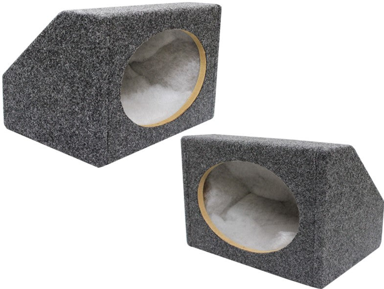 Absolute 6x9PKG MDF Angled/Wedge 6"x9" Gray Speaker Box Enclosures