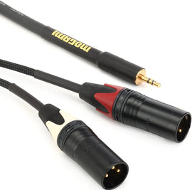 Mogami GOLD 3.5 2 XLRF 15 TRS Male to Dual XLR Female Y-Cable - 15 foot