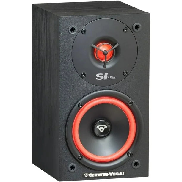 Cerwin Vega SL-5M 5 1/4" 2-Way Satellite Speakers with 1" Soft Dome Tweeter