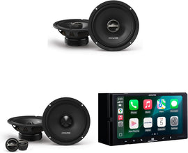 Alpine iLX-W770 Wireless CarPlay & Android + DM-65C-G 6.5