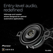 Load image into Gallery viewer, Pioneer TS-A709 2.75" 2-3/4” 2-Way 450 Watt Power Coaxial Speaker