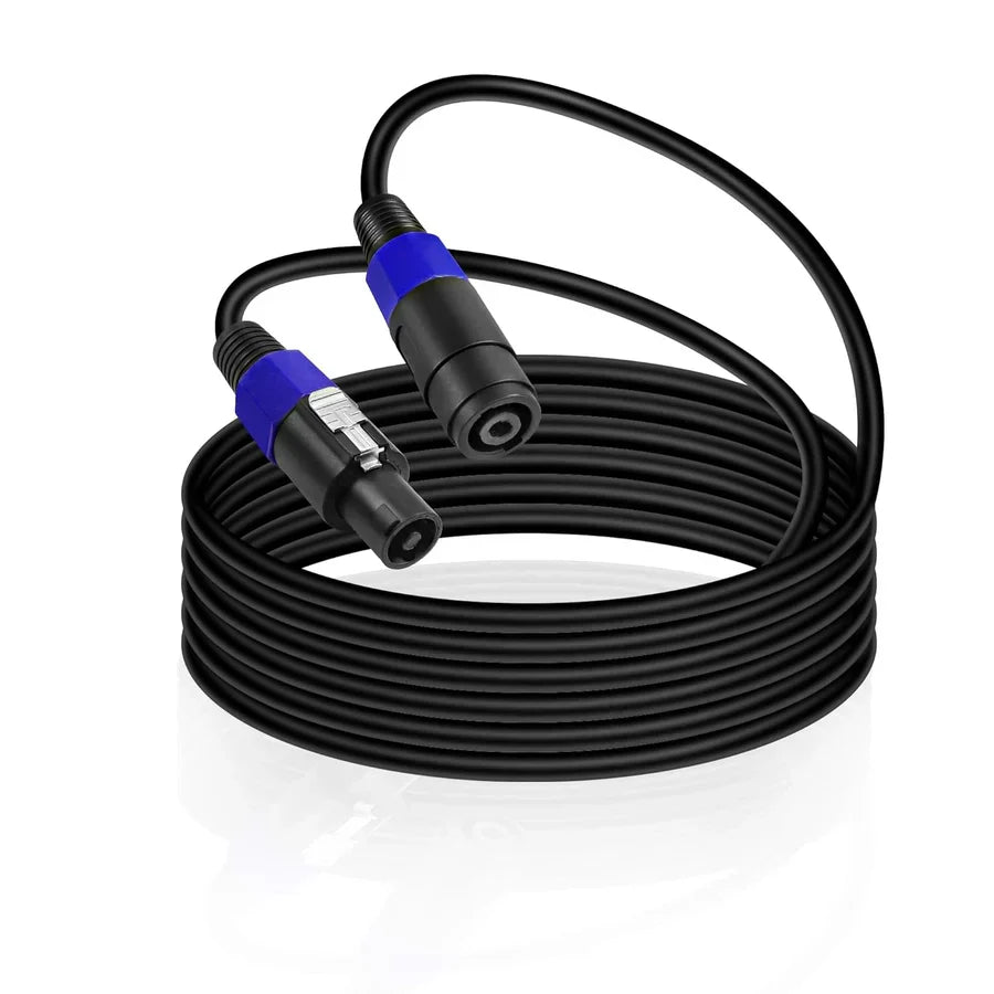 MR DJ CSMSF12 12 Feet PRO PA DJ Speakon Male to Speakon Female Speaker Cable