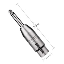 Load image into Gallery viewer, MR DJ XFTRS 1/4" TRS to Balanced XLR Female Adapter