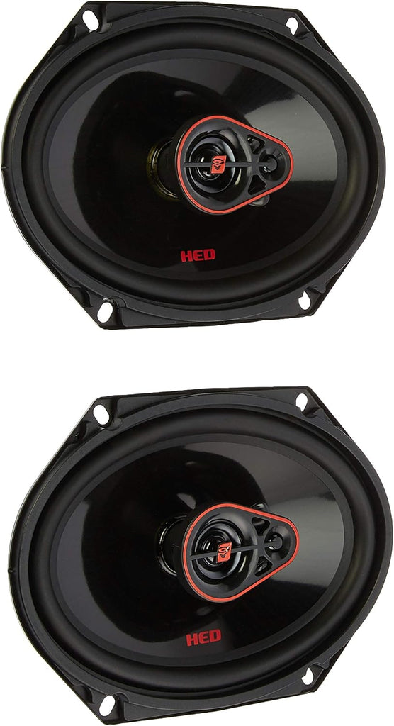 6 Pairs Cerwin-Vega H7683 HED Series 6" x 8" (5" x 7") 3-Way Coaxial Car Speakers