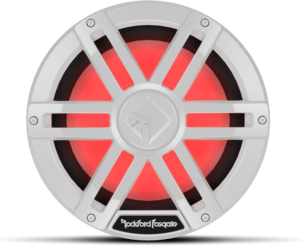 Rockford Fosgate M1D2-10 1200W 10" M1 Series Dual 2-ohm Marine Subwoofer with Color Optix LED