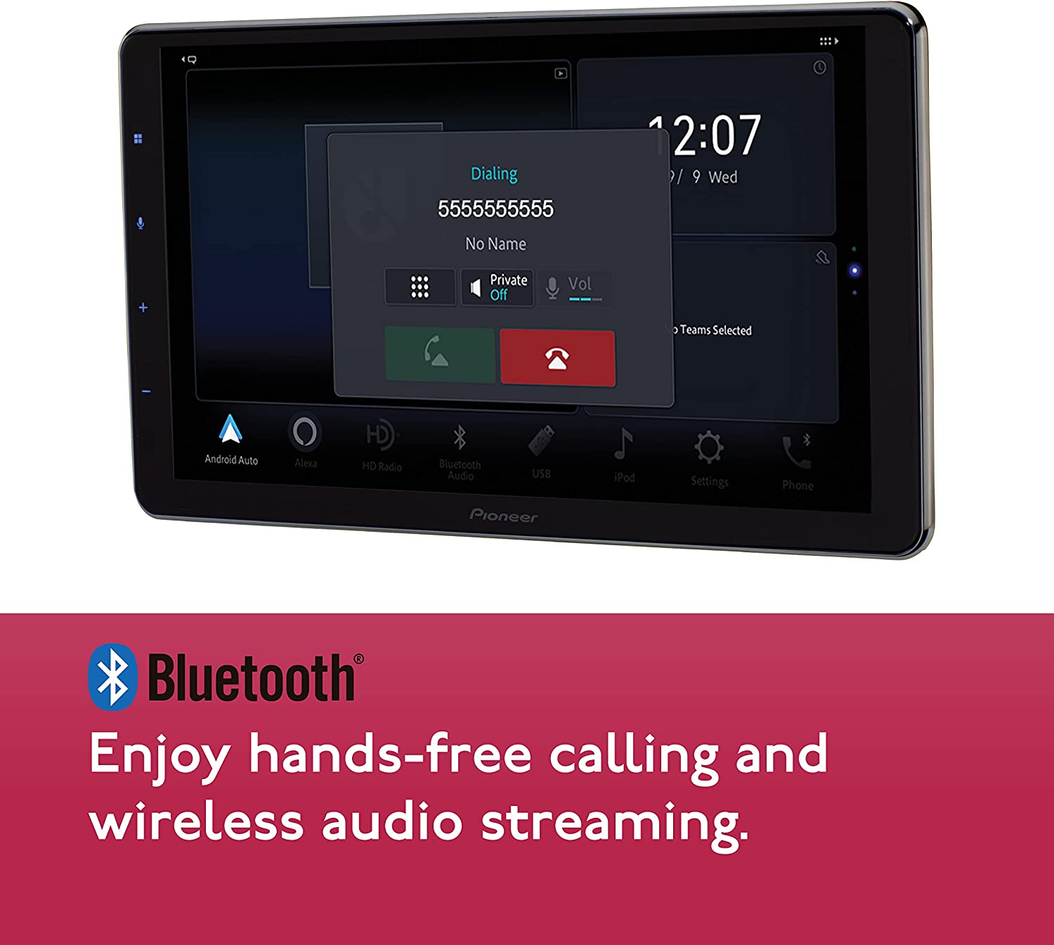 Pioneer DMH-WT8600NEX 10.1" Amazon Alexa, Android Auto, Apple CarPlay, Bluetooth Multimedia Digital Media Receiver