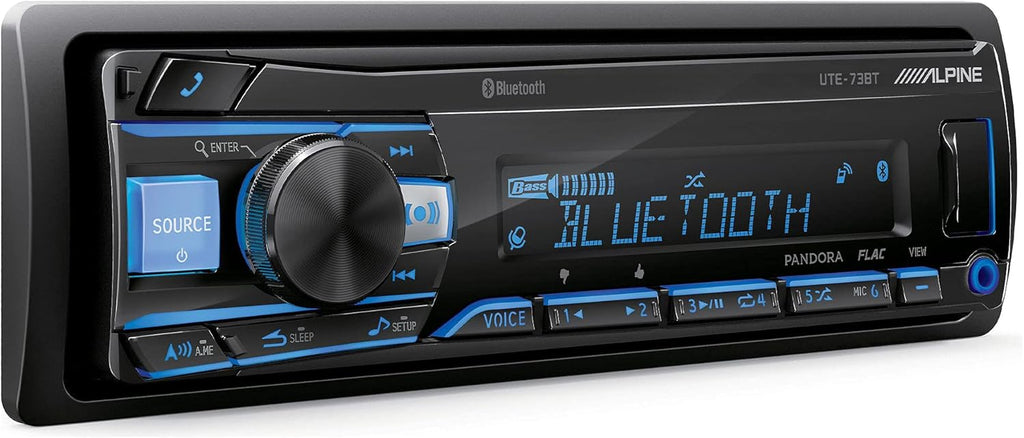 2 Pair Cerwin-Vega V68 6x8" Speakers + Alpine UTE-73BT Bluetooth Car Stereo