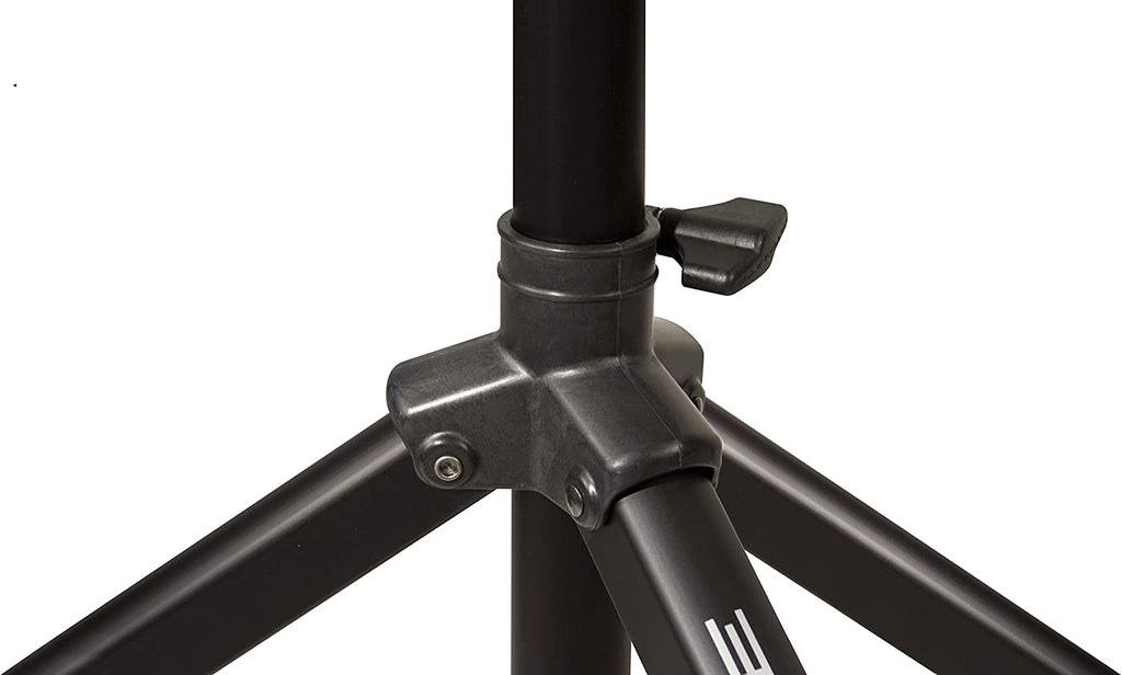 Ultimate Support TS-70B Aluminum Tripod Speaker Stand with Safe and Secure Locking Pin and 150 lb Load Capacity - Black