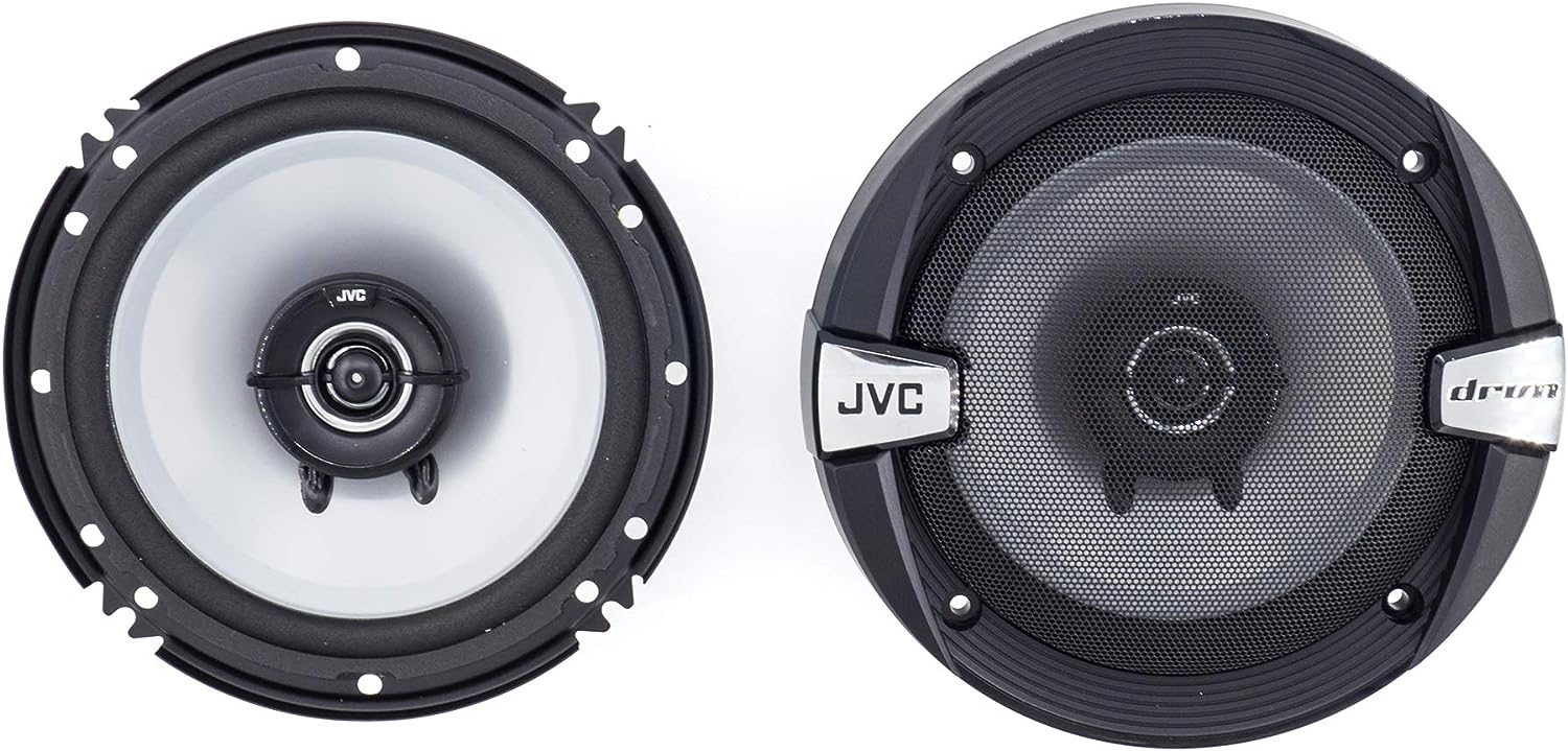 Jvc CS-DR162 600W Peak (100W RMS) 6.5" DRVN Series 2-Way Coaxial Car Speakers