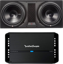 Load image into Gallery viewer, Rockford Fosgate Two Punch P3 12" Subwoofers in a Ported Enclosure with a Punch Series P1000X1bd Amplifier