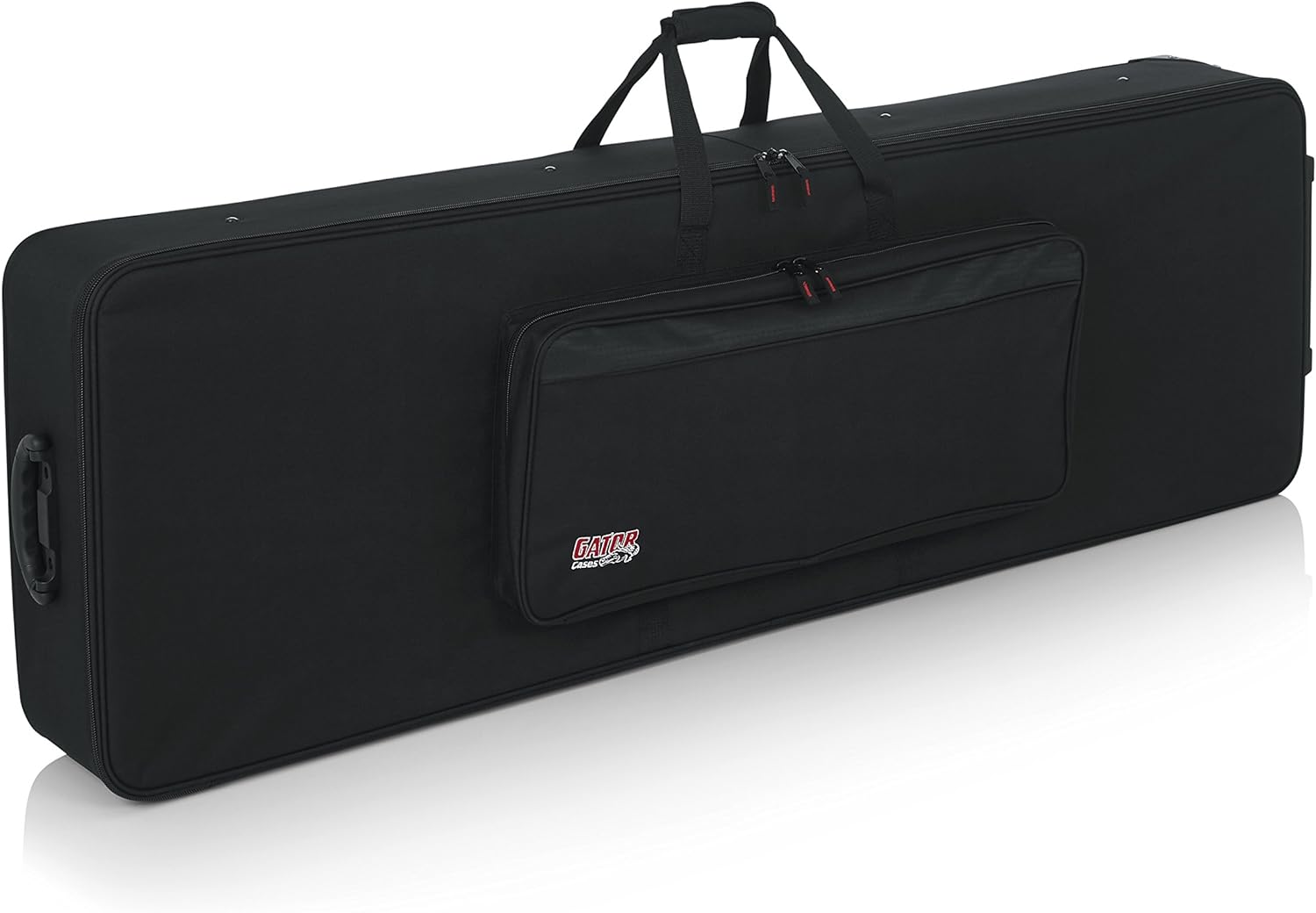 Gator Cases GK-76 Lightweight Keyboard Case with Pull Handle and Wheels; Fits 76-Note Keyboards