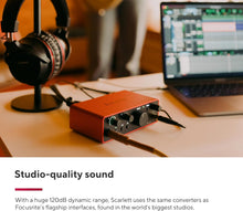 Load image into Gallery viewer, Focusrite Scarlett 2i2 Studio 4th Gen USB Audio Interface Bundle