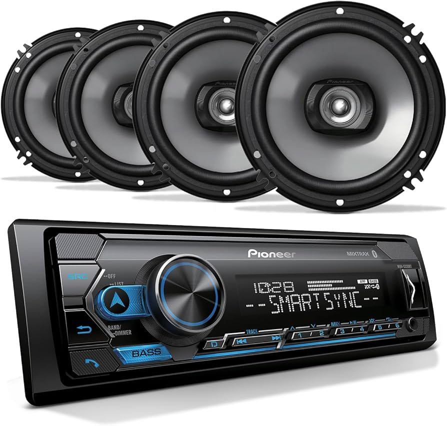 Pioneer DEH-S4220BT 1-DIN Bluetooth Car Stereo CD Player Receiver