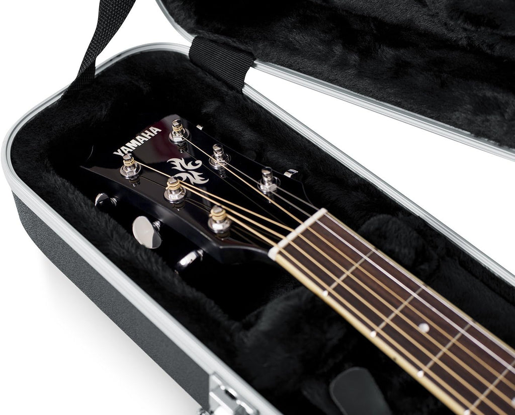 Gator Cases GC-DEEP BOWL ABS Molded Case for Acoustic Guitars Fits Ovation Style Deep Contour Acoustic Guitars