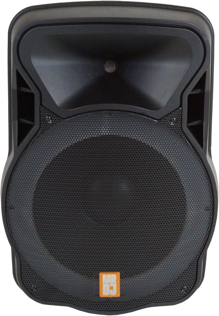 2 MR DJ DSP4500PKG 15" Active DSP PA DJ Karaoke Speaker
